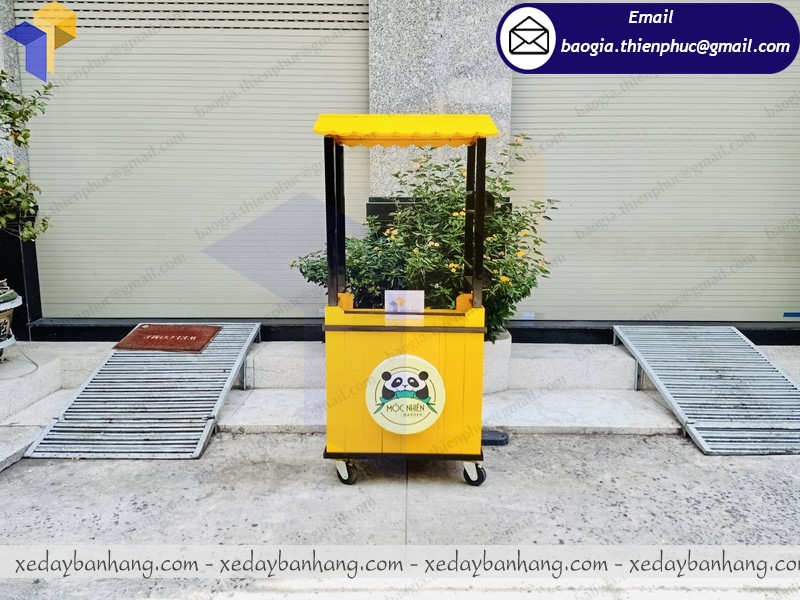 giá xe bán trà sữa bằng gỗ giá rẻ
