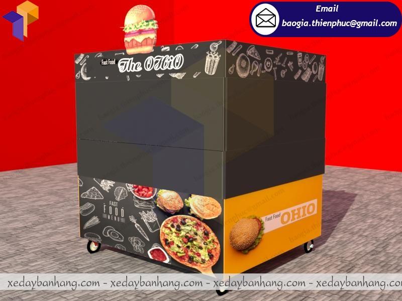 kiosk bán thức ăn nhanh di động đà nẵng