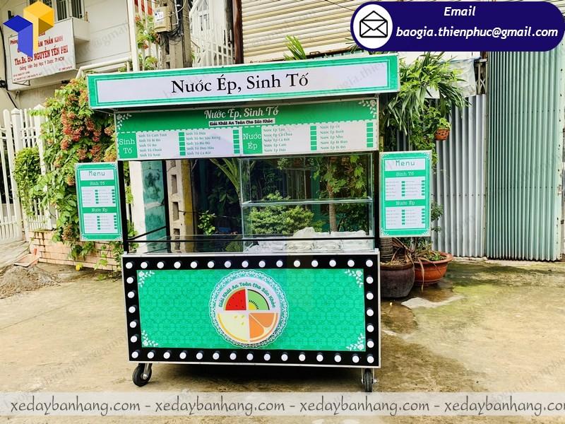 kiot bán sinh tố đẹp