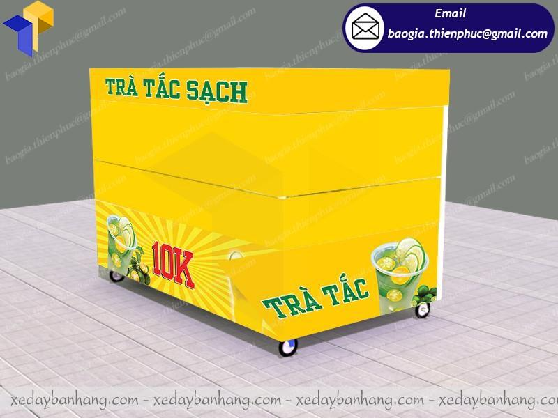 kiot bán trà tắc sạch