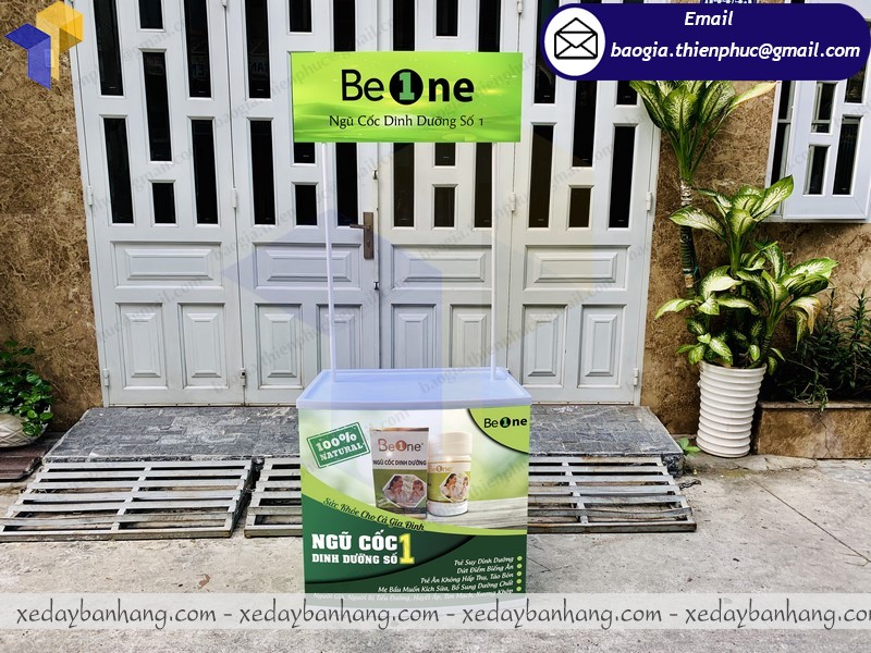 mẫu bàn nhựa bán ngũ cốc dinh dưỡng đẹp