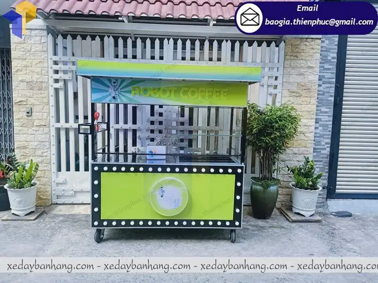 mẫu quầy bán cafe lưu động đẹp