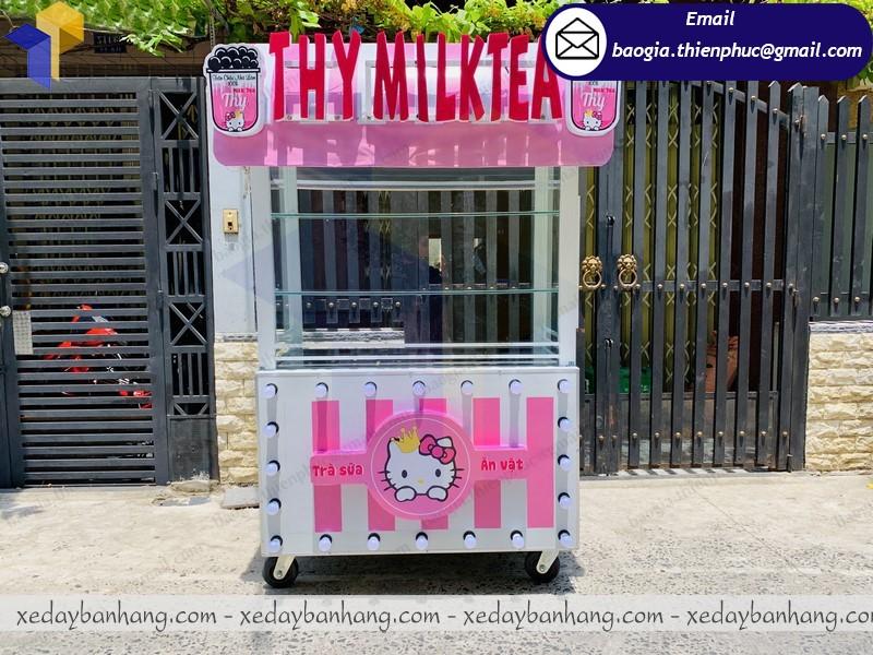 xe bán trà sữa trân châu