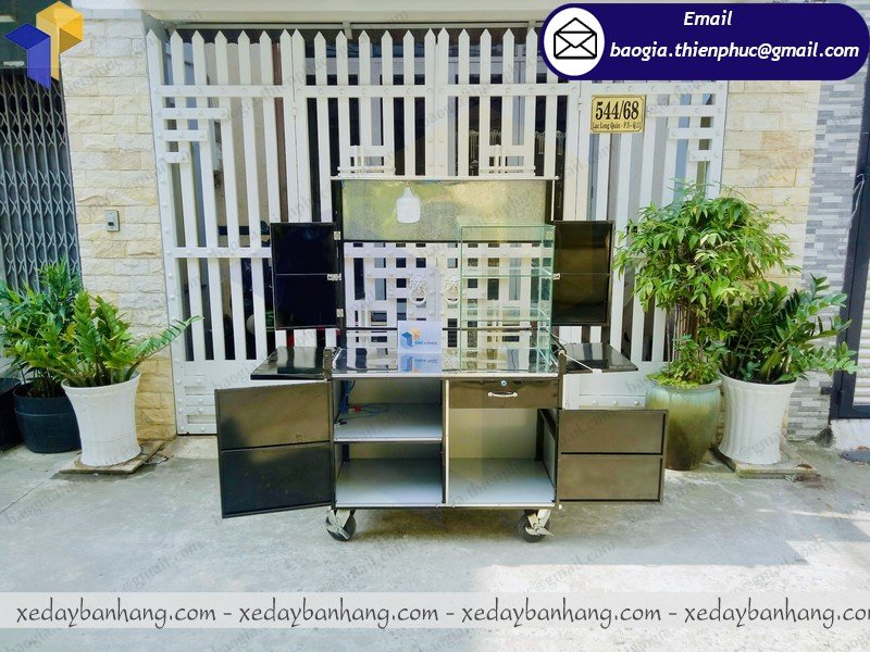 mẫu xe bán đồ ăn vặt đẹp
