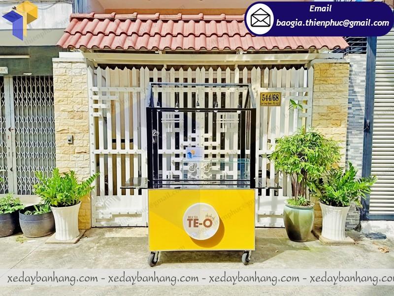 mẫu xe bán trà sữa khoai môn đẹp