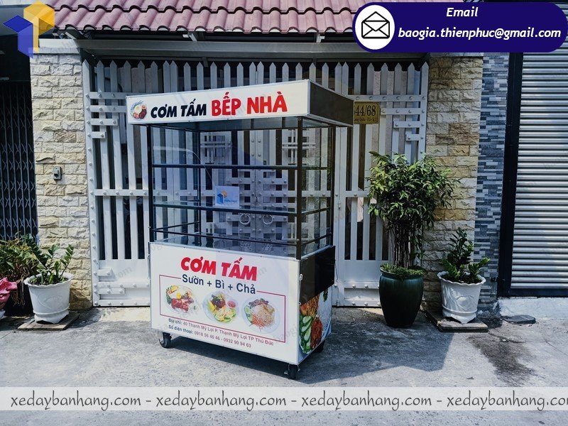 mẫu xe sắt bán cơm tấm giá rẻ đẹp