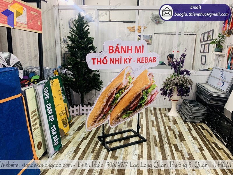Mô hình bánh mì kebab đẹp