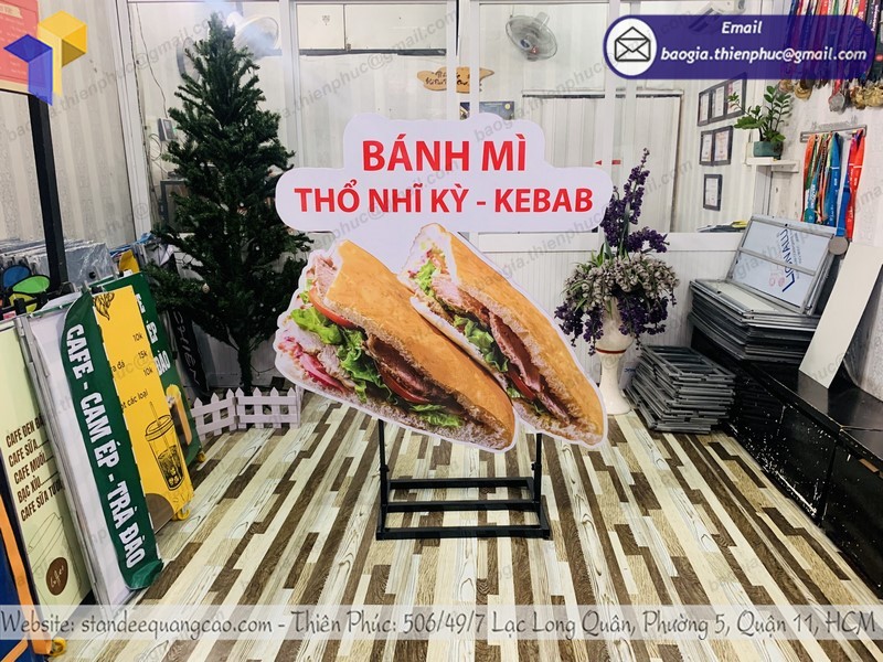 Mô hình bánh mì kebab rẻ