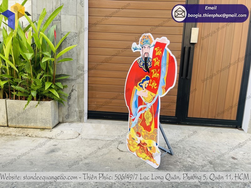 Standee trưng bày Phúc Lộc Thọ