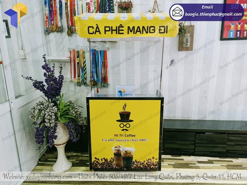 mua quầy cà phê vỉa hè