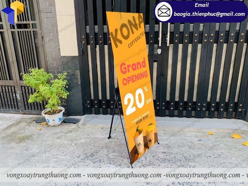 mua standee x chịu gió quán trà sữa ở đâu