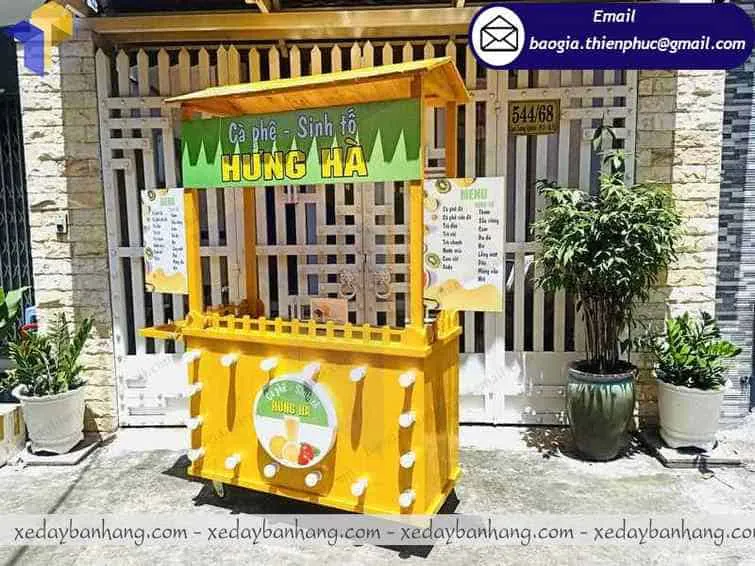 mua xe đẩy bán nước ép hoa quả