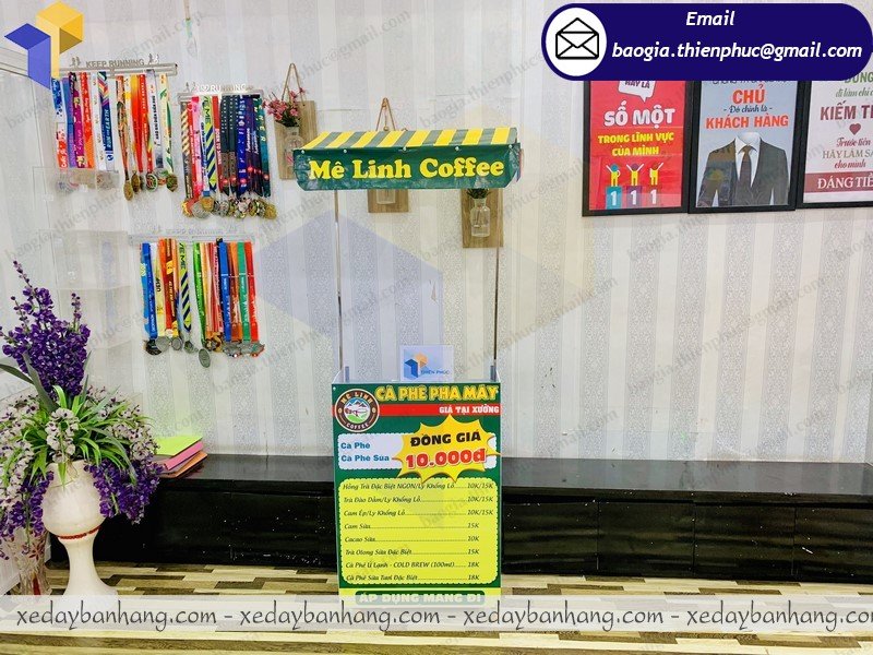 mua xe lắp ráp bán cafe sữa đá ở đâu