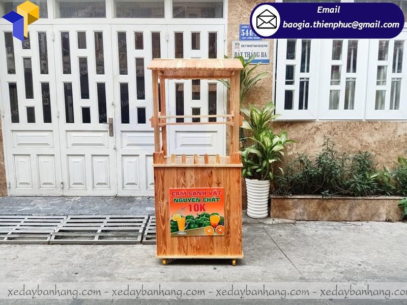 xe gỗ bán hàng giá rẻ