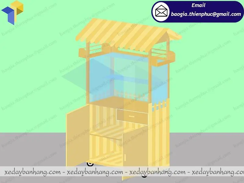 nơi bán xe bán bánh mì kịp thịt nướng