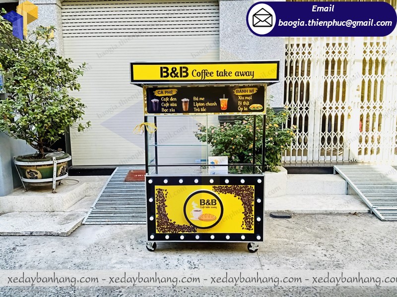 nơi bán xe bán cafe hạt rang xay