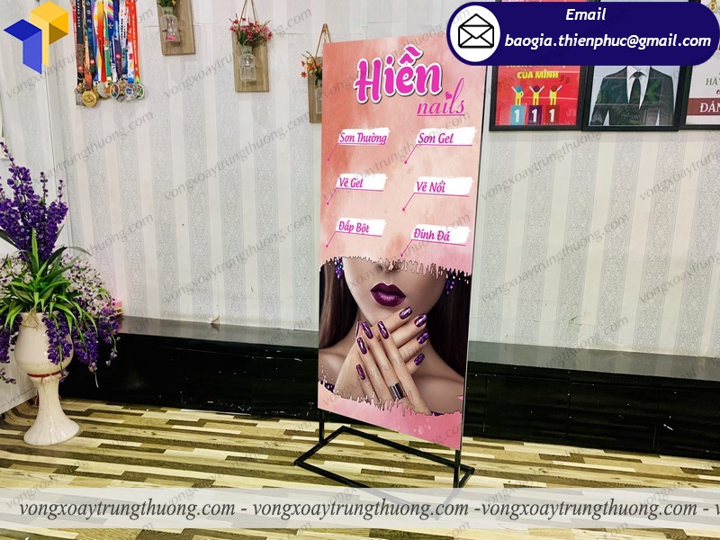 ở đâu bán standy 2 mặt tiệm spa