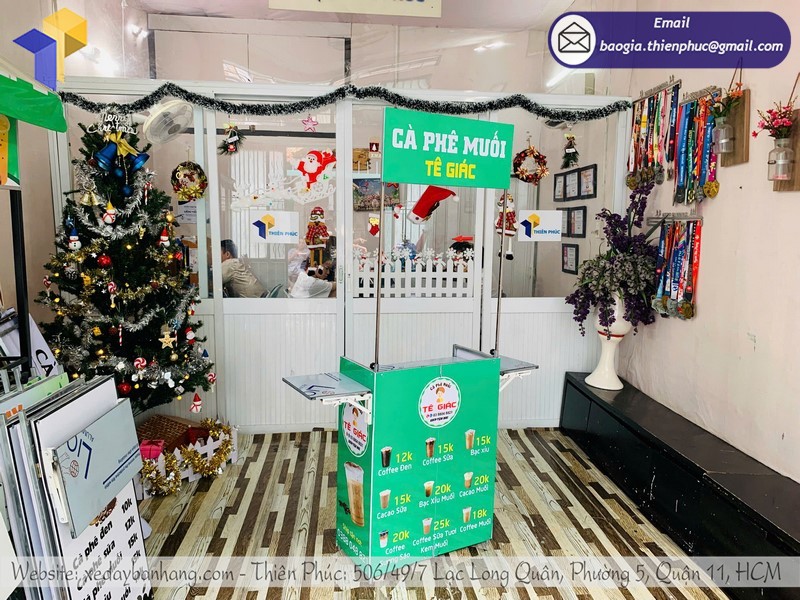 quầy bán cà phê nhỏ gọn rẻ