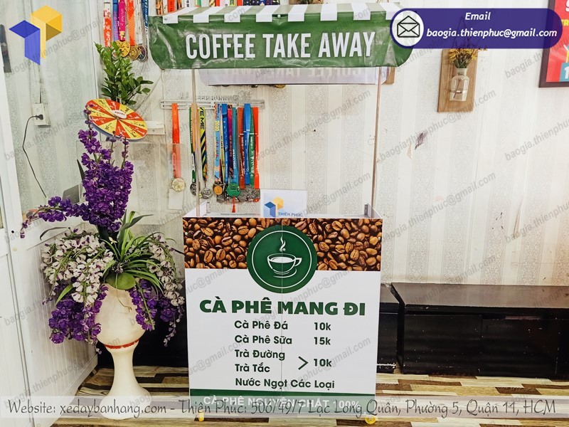 quầy bán coffee di động giá rẻ bền bỉ