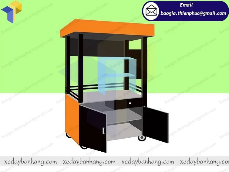 quầy bán đồ ăn vặt giá rẻ đẹp