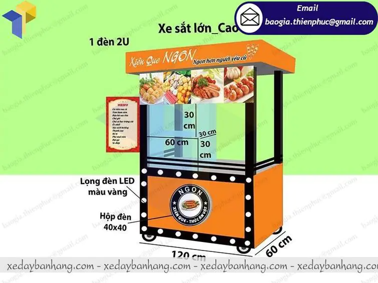 quầy bán đồ ăn vặt giá rẻ