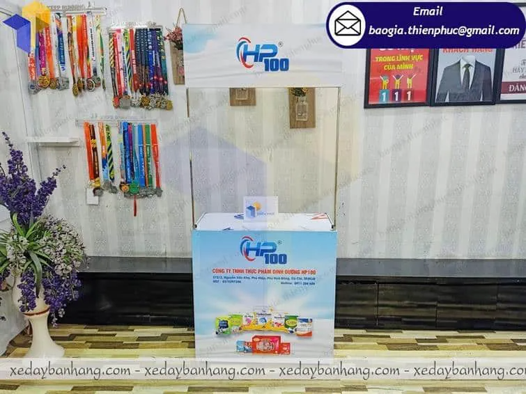 quầy bán hàng siêu thị lắp ráp di động