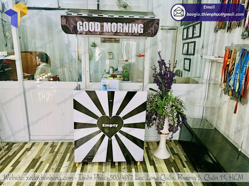 quầy cà phê vỉa hè di động