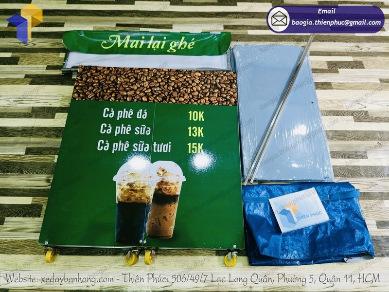 quầy cafe pha máy đẹp