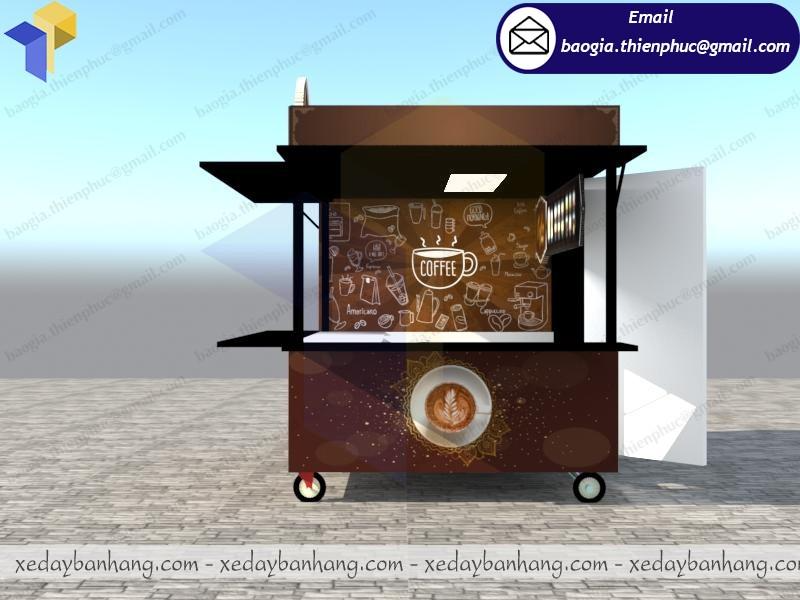 quầy kiot bán cà phê độc lạ