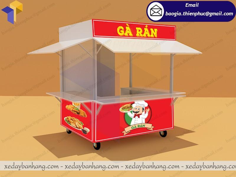 quầy kiot bán gà rán đẹp