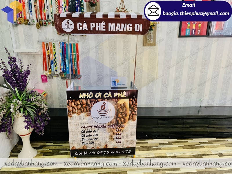 quầy lắp ráp bán cà phê lưu động