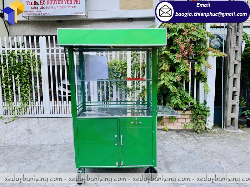 quầy sắt bán cà phê lưu động