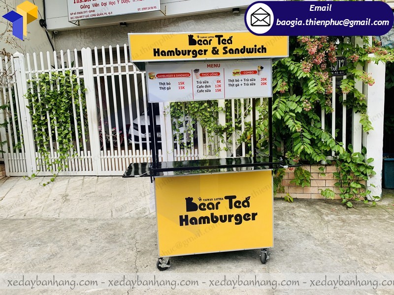 quầy trà sữa giá bao nhiêu