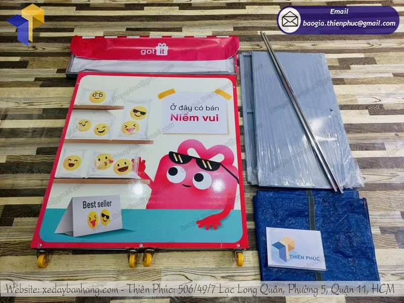 quầy trà sữa nhỏ gọn