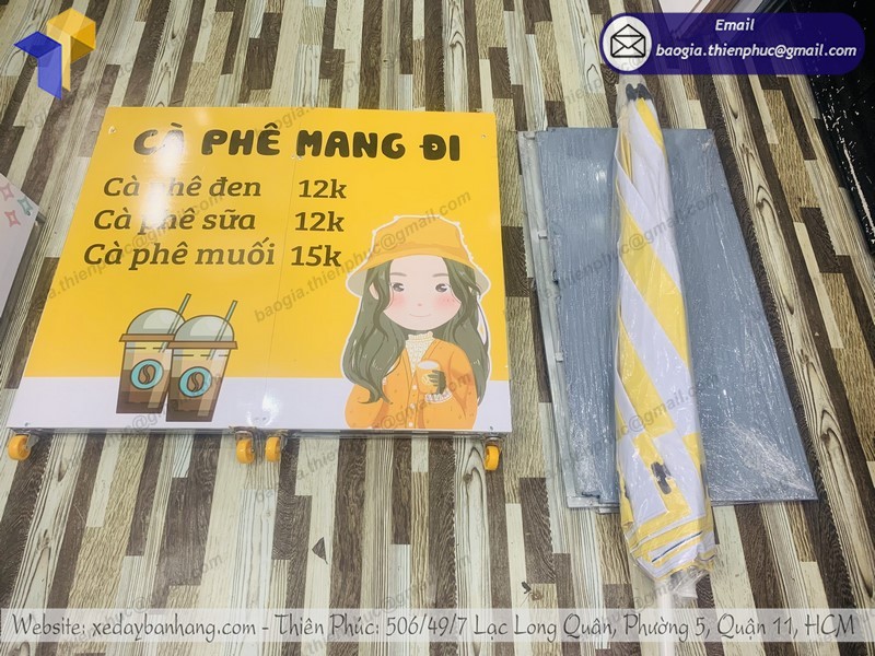 quầy xe cà phê lắp ráp uy tín