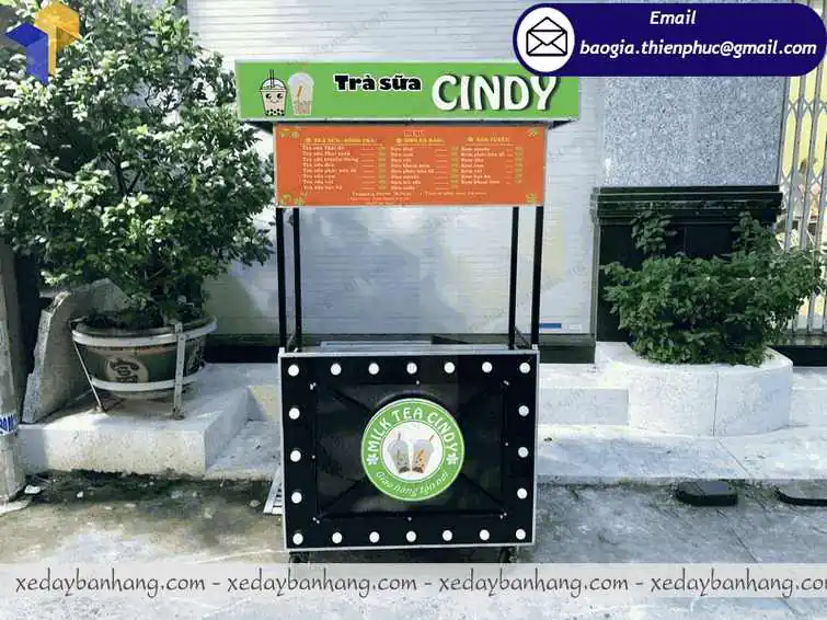 quầy xe trà sữa