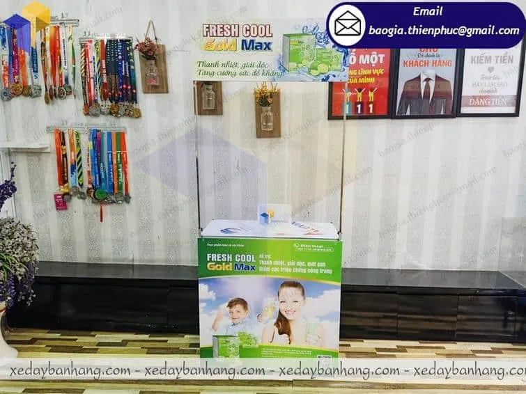 sản xuất booth bán hàng di động