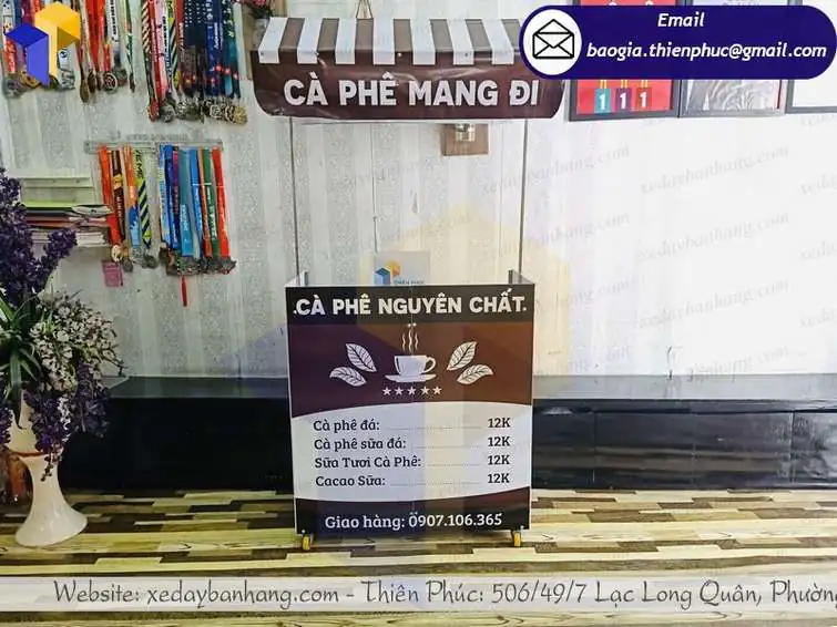 sản xuất quầy bán cà phê di động