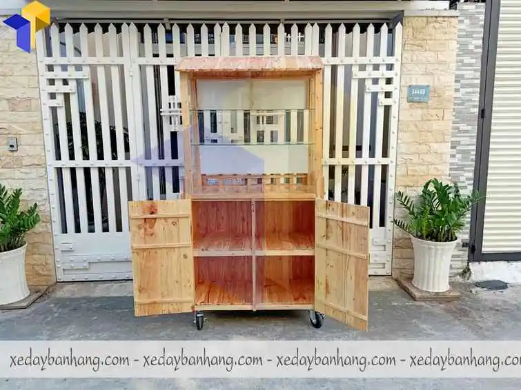 sản xuất xe bán bánh mì que Hà Nội
