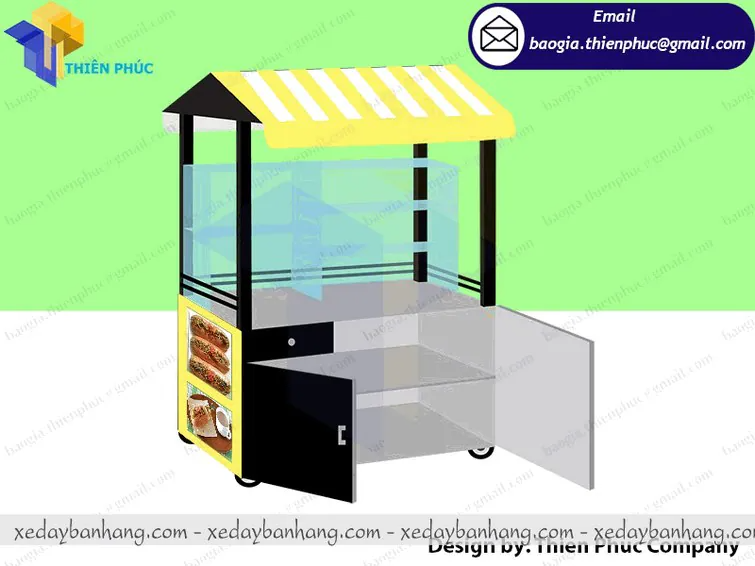 sản xuất xe bán bánh mì sài gòn