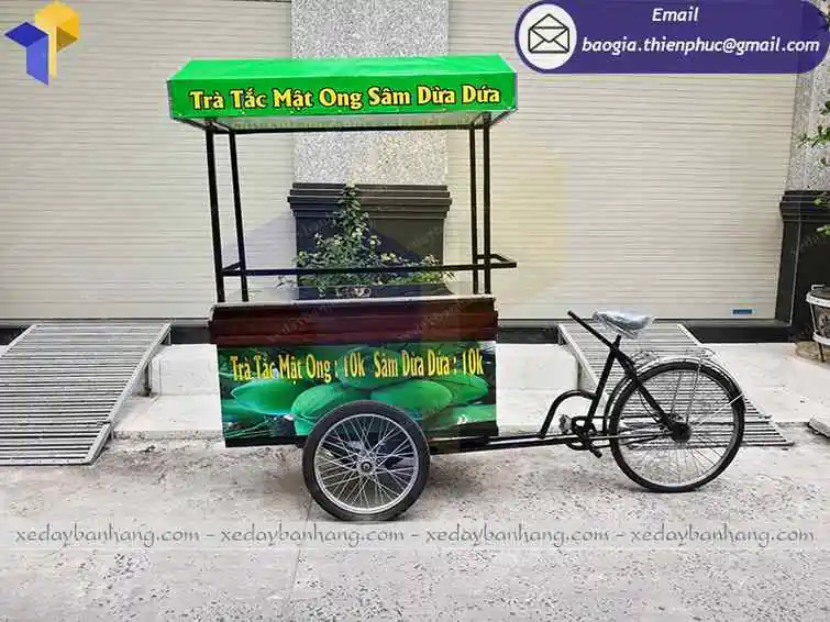 sản xuất xe đạp bán nước mía di động