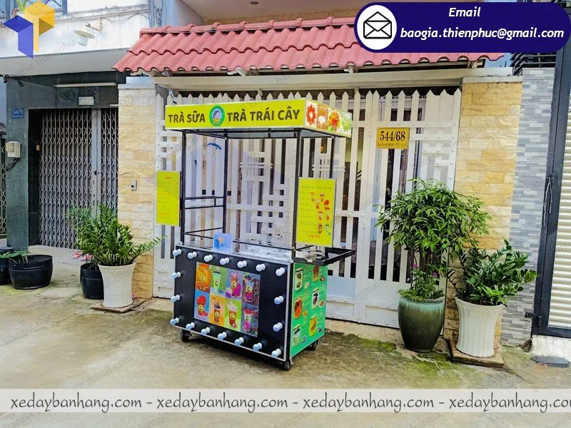 sản xuất xe sắt sinh tố trái cây