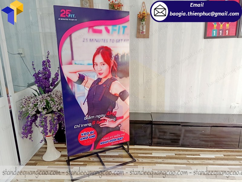 standee cản gió ở nha trang