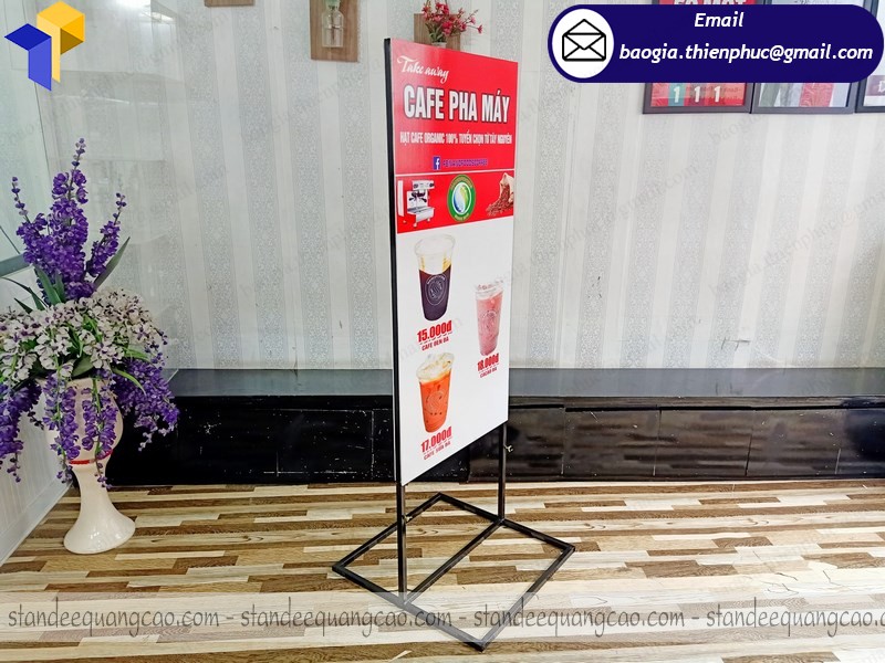Chân standee 2 mặt ở tây ninh