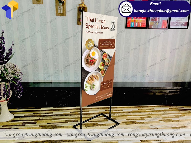 standee quảng cáo ẩm thực thái lan