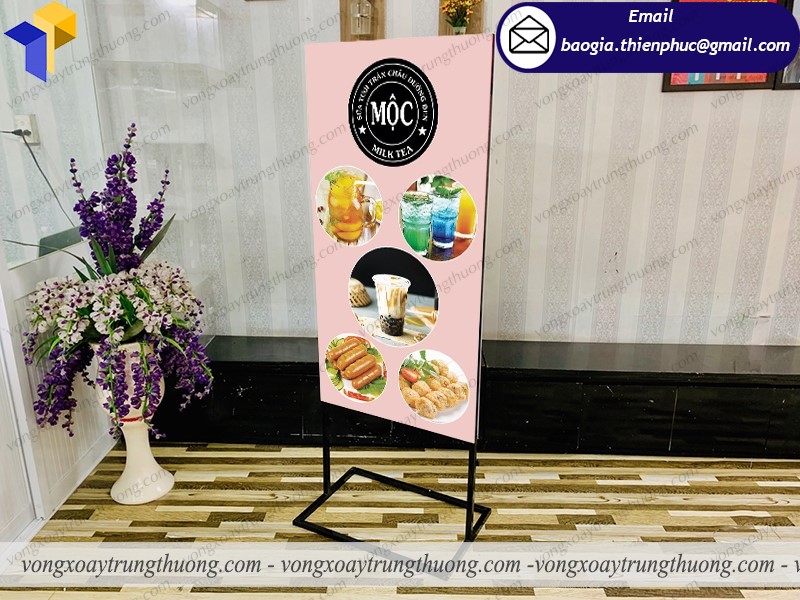 standy 2 mặt quán cafe rang mộc giá rẻ