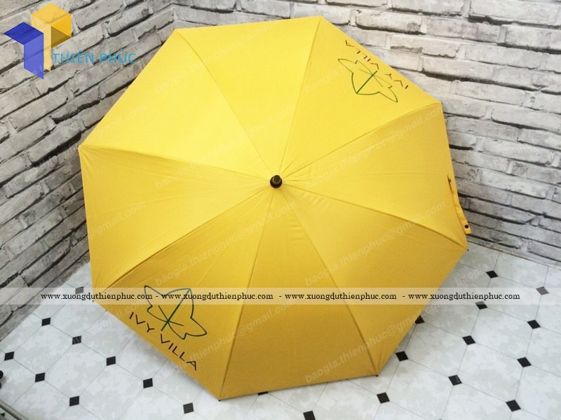 thiết kế dù cầm tay in logo giá rẻ