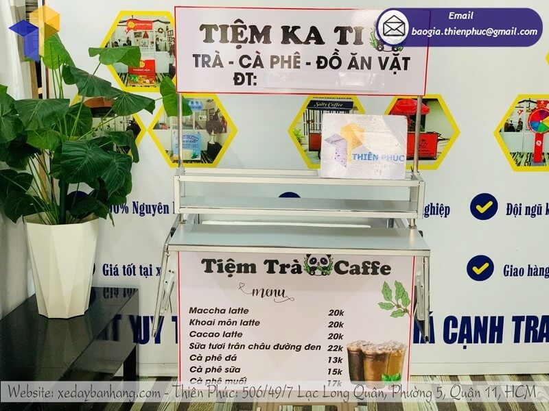 Thiết kế thùng cafe gắn xe máy đẹp Thiết kế thùng cafe gắn xe máy đẹp