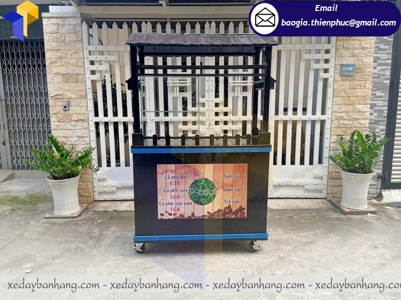 thiết kế tủ gô bán cafe