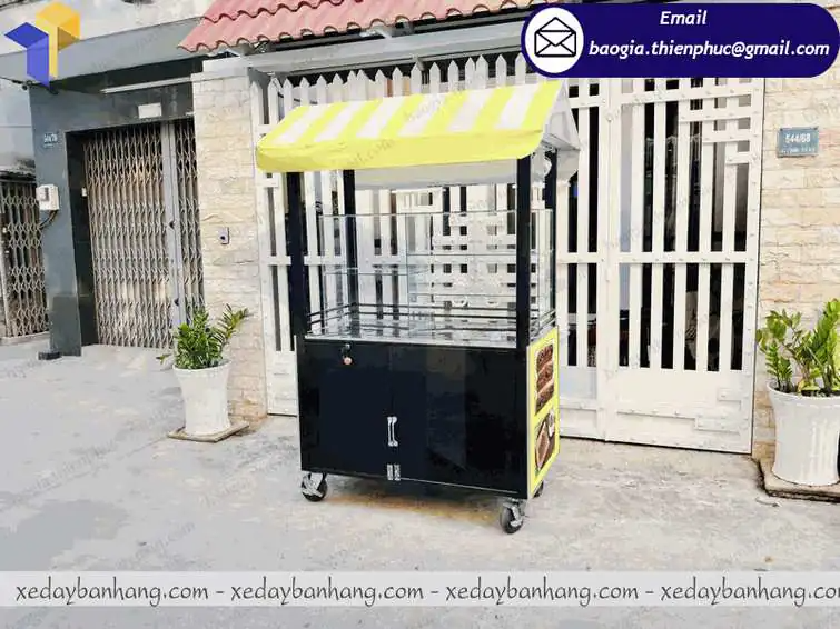 thiết kế xe bán bánh mì sài gòn